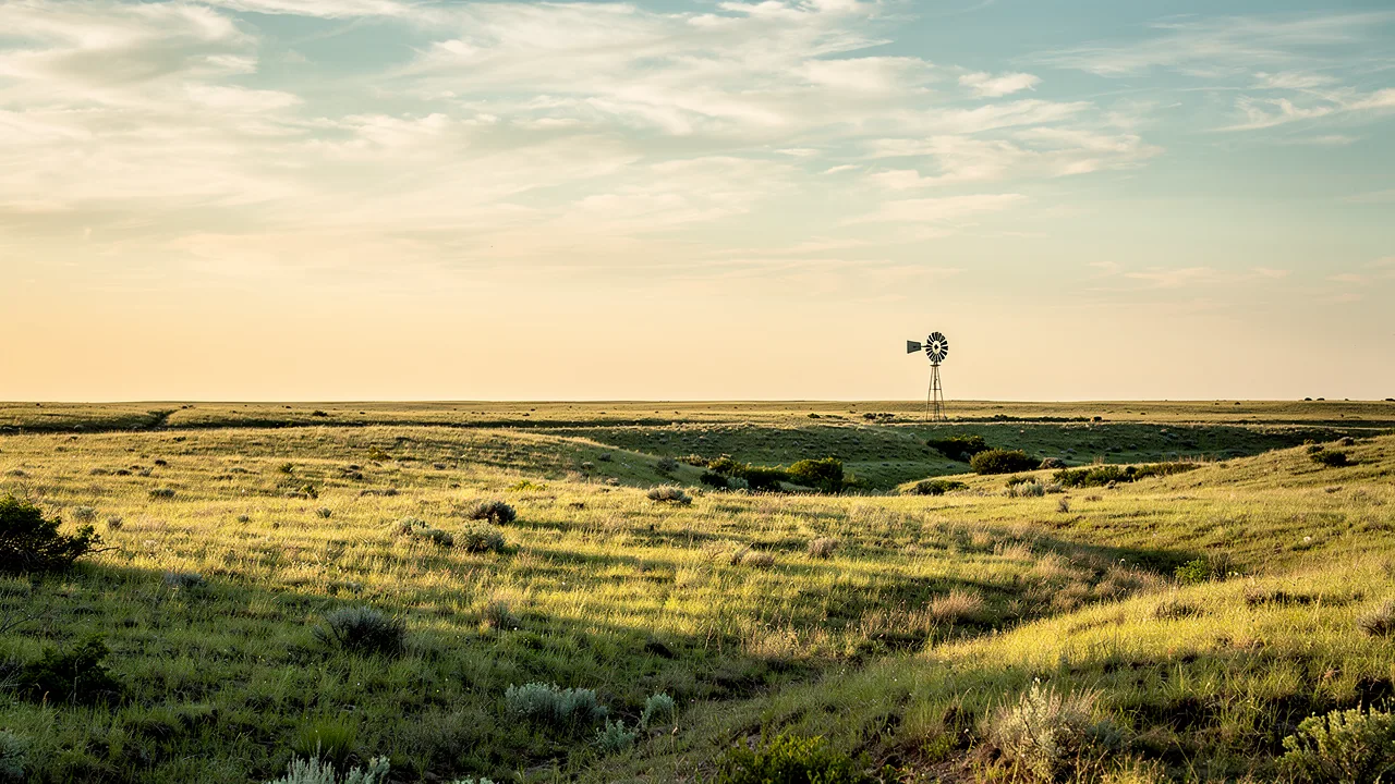 Texas Panhandle prairie near Amarillo, TX